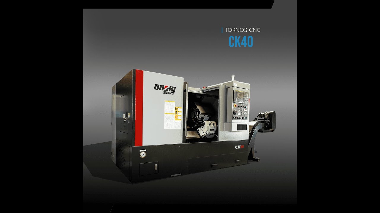Torno Cnc CK40 Baoji (Boshi) Caracter&iacute;sticas Un torno de bancada inclinada para altas producciones.
