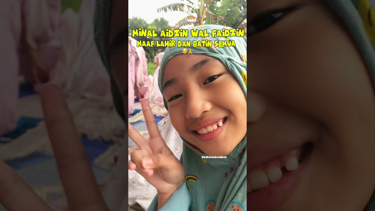 DAILY VLOG NOURA LEBARAN HARI PERTAMA.. MOHON MAAF LAHIR BATIN YA #dailyvlog #lebaran
