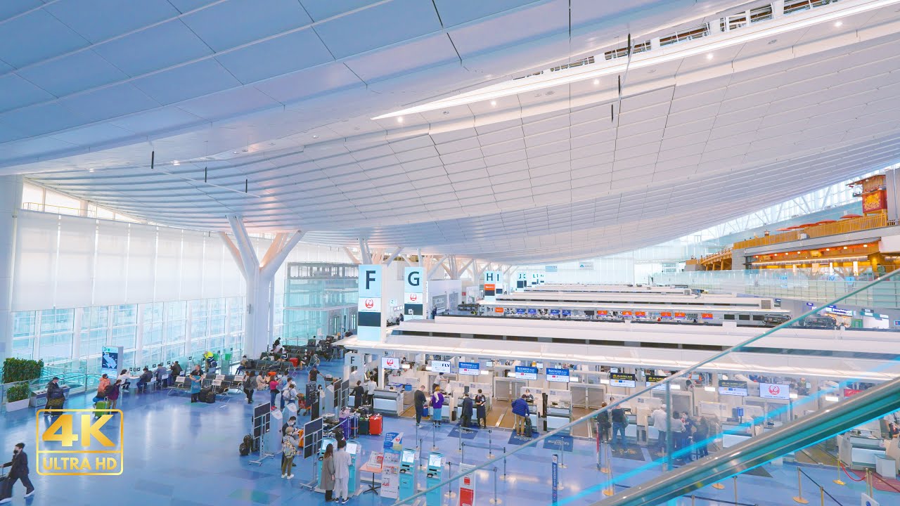 [4K] 羽田空港 第3ターミナルと新しくオープンした羽田エアポートガーデン 散歩 / Haneda Airport & the newly opened Haneda Airport Garden