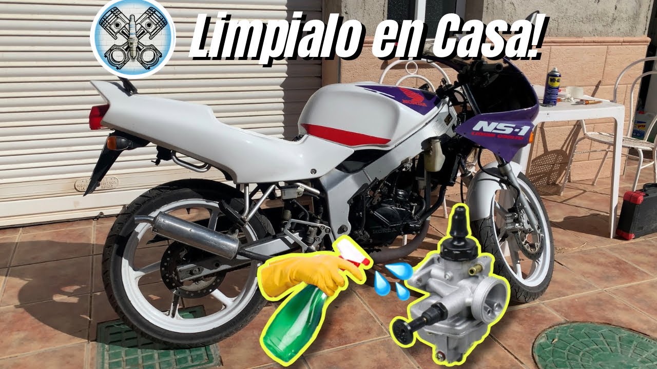 🧼 COMO limpiar el carburador de tu moto 2t ?! limpiamos el de la HONDA NS-1 75CC