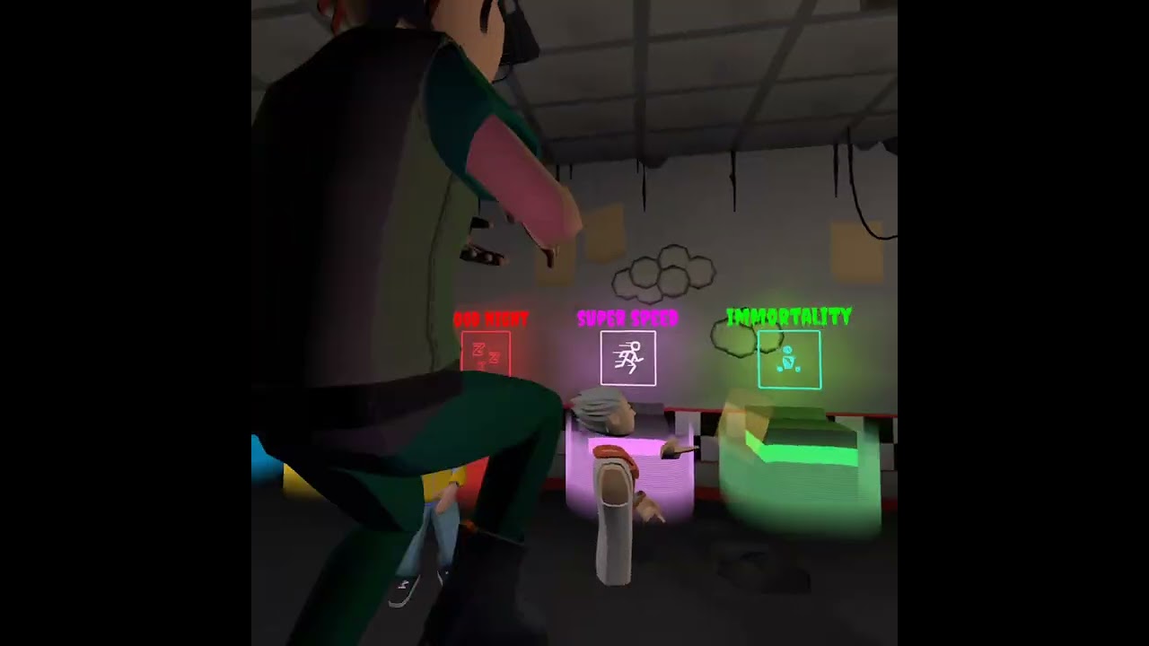 Playing vr horror games 