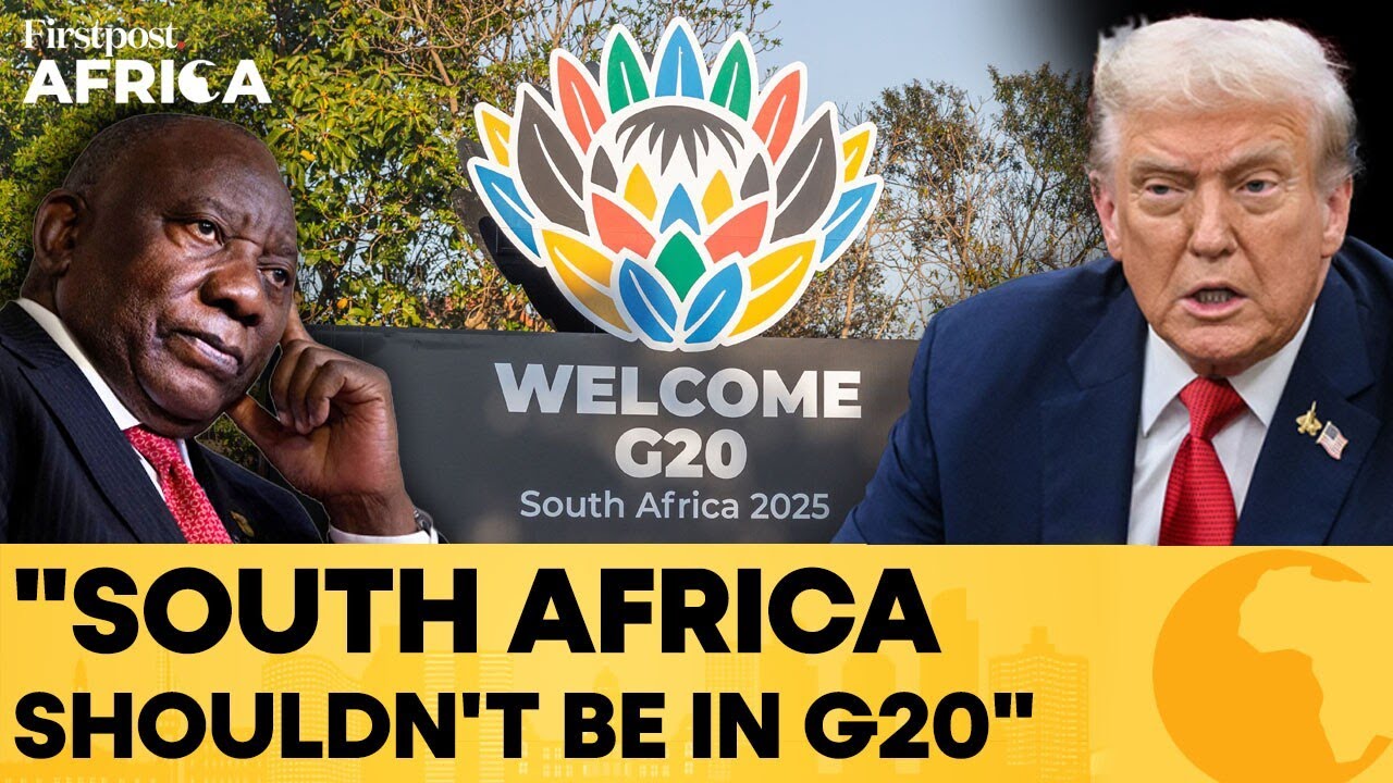 Trump Says South Africa Shouldn&rsquo;t Be in G20 Ahead Of Soweto Summit | Firstpost Africa | N18G