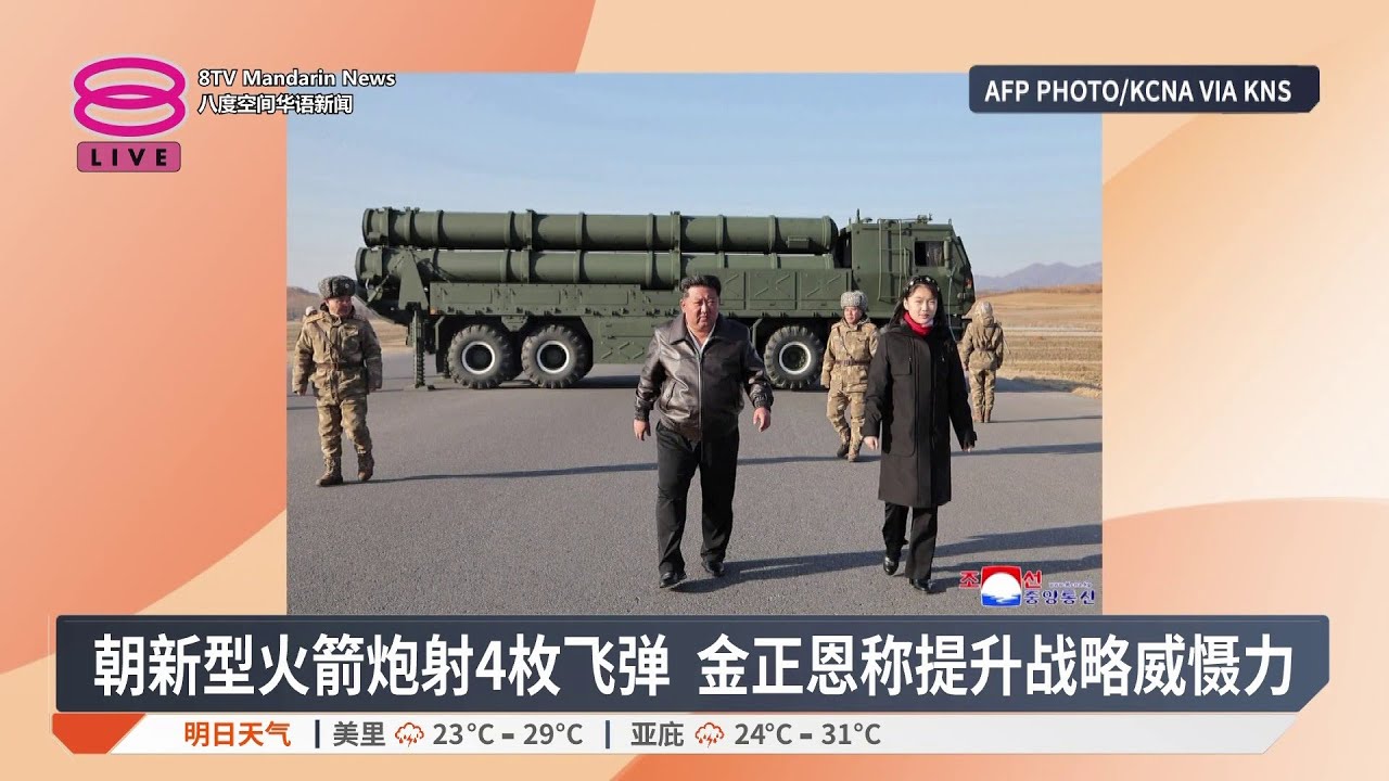试射改良版大口径火箭炮 朝鲜核威吓免沦委国2.0【2026.01.28 八度空间华语新闻】