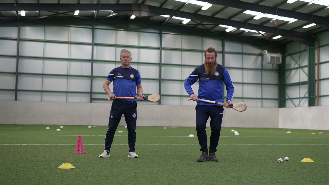 HURLING Stopping ball on ground