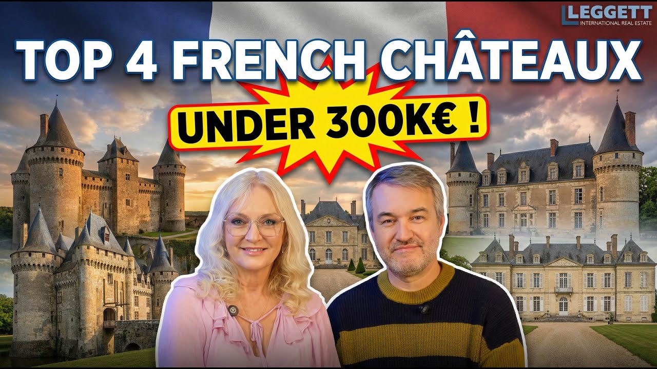 Top 4 French Châteaux UNDER 300K€ | Incredible Historic Homes You Can Actually Afford!