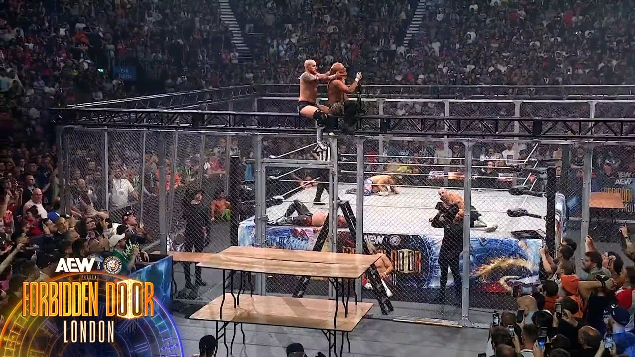 LIGHTS OUT Steel Cage Match HIGHLIGHTS | Forbidden Door