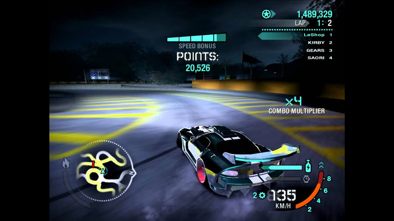 (PC) Need For Speed Carbon Best Drift 2.8m Million (in 2laps) Dodge Viper SRT10