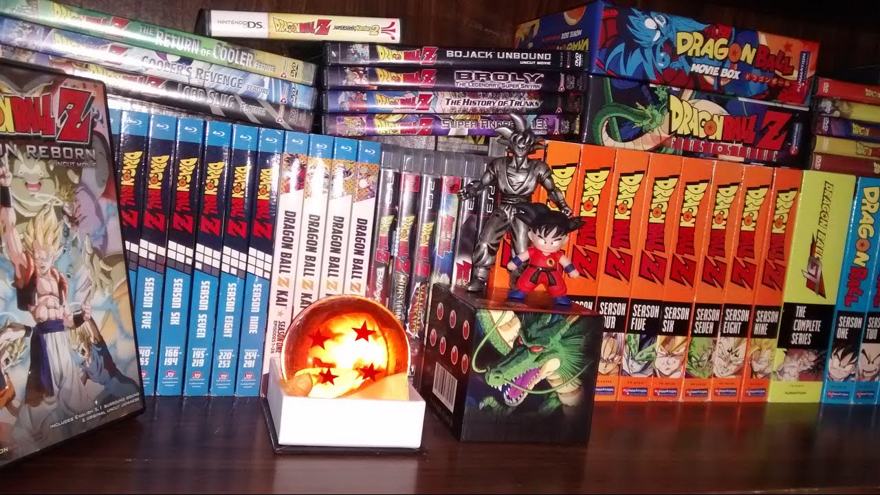 My Entire Dragonball Collection! Plus my Video Game and Movie Collection!