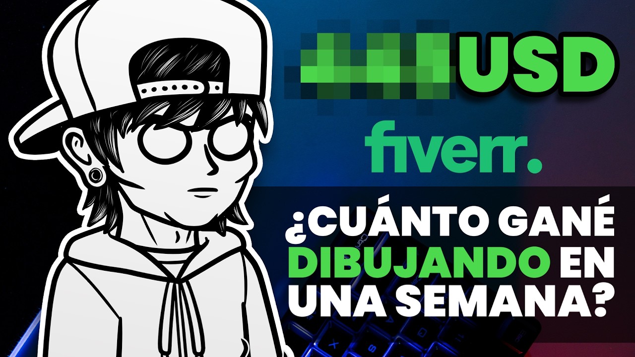 ¿Cuánto GANA un Ilustrador en Fiverr en una Semana?💰 Te lo muestro