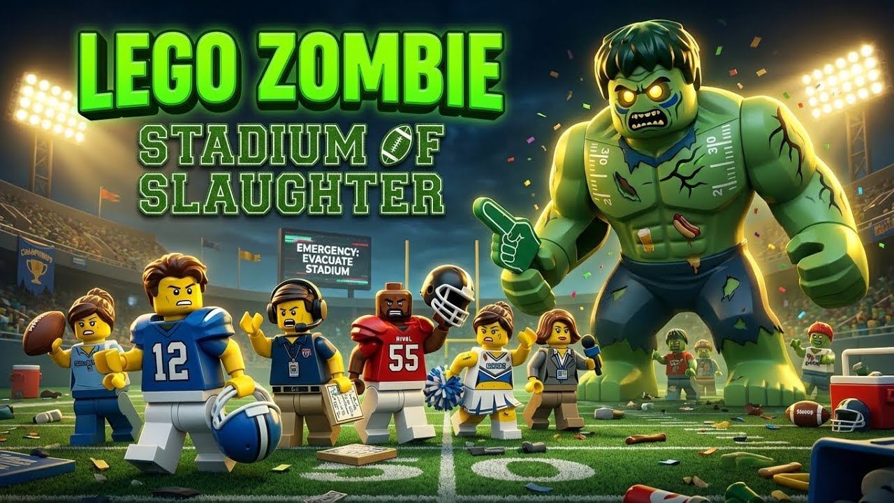 Zombie Outbreak: Stadium Of Slaughter | LEGO Zombie Animation | Full Episode 9