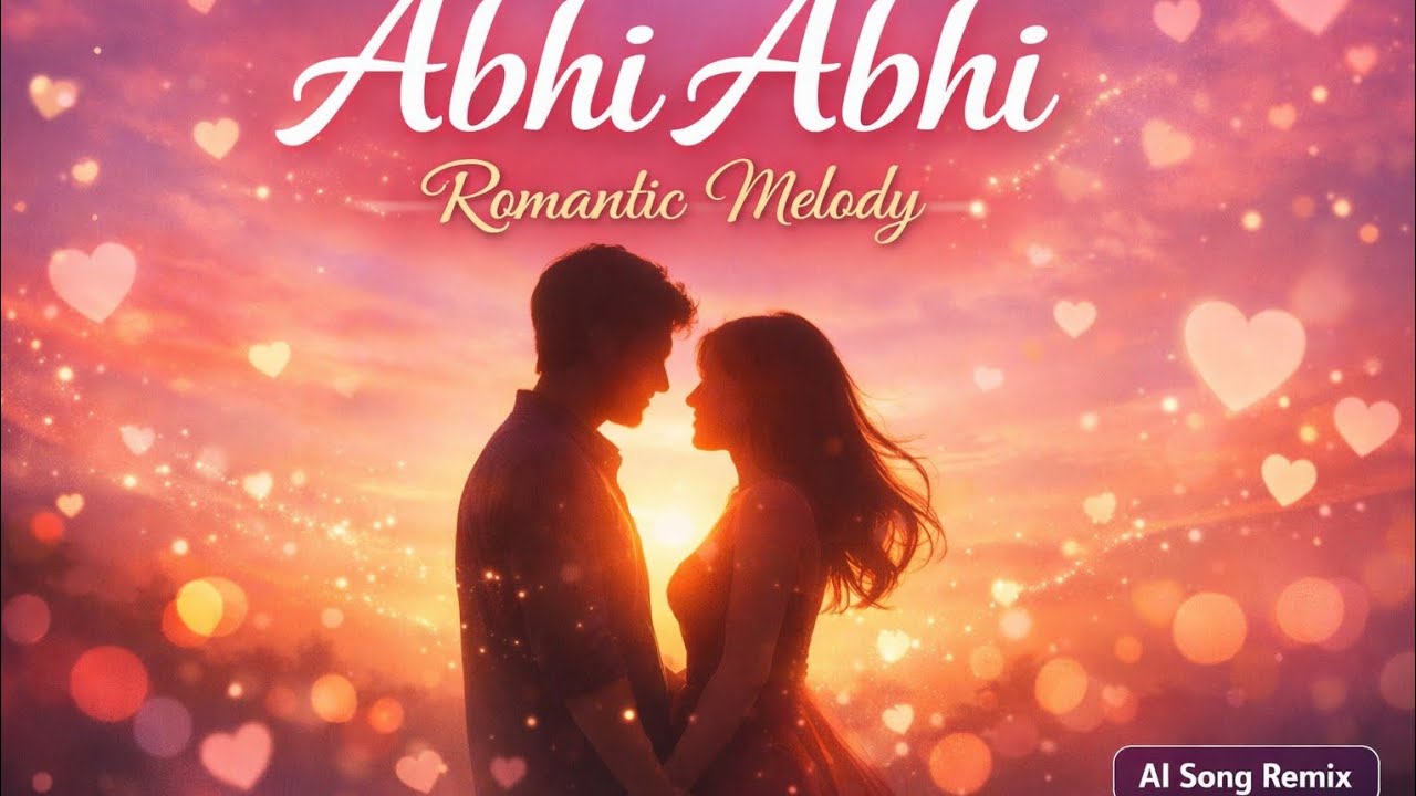 💖 Abhi Abhi – Romantic Melody | AI Song Remix