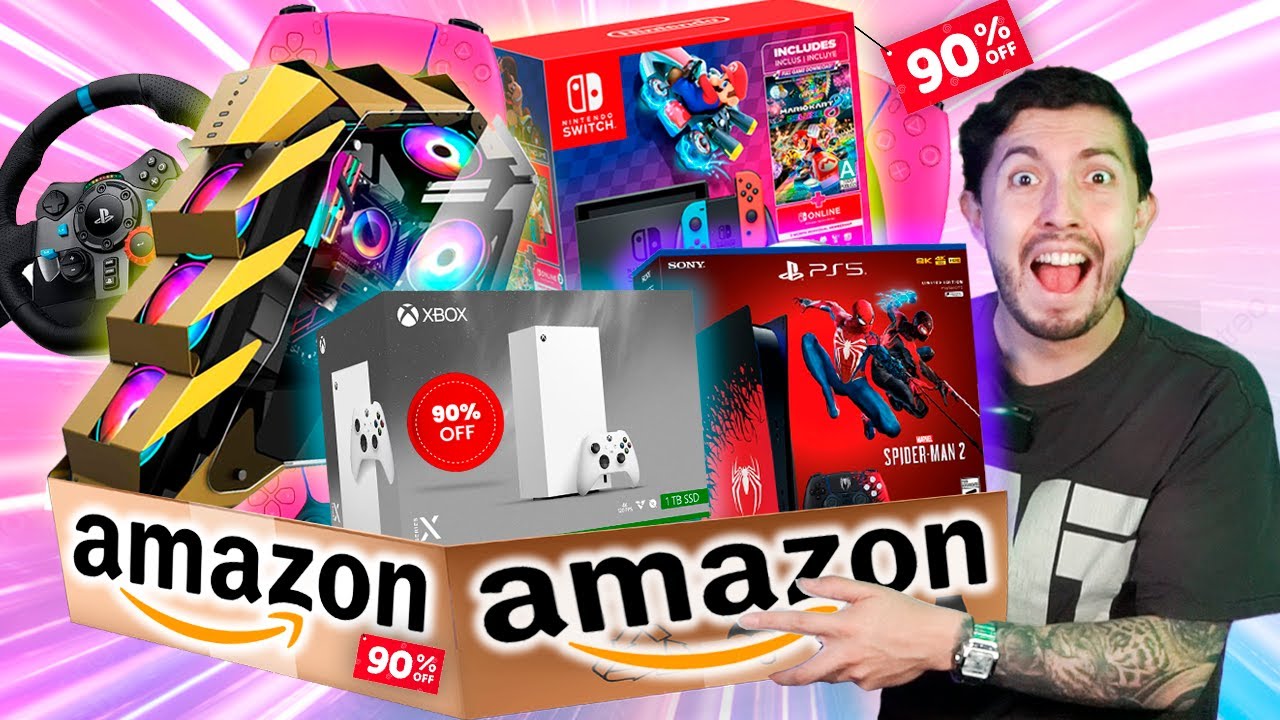 COMPRE LA CAJA MISTERIOSA GAMER MAS COSTOSA DE AMAZON DEVOLUCIONES.. ESTAFADORES?