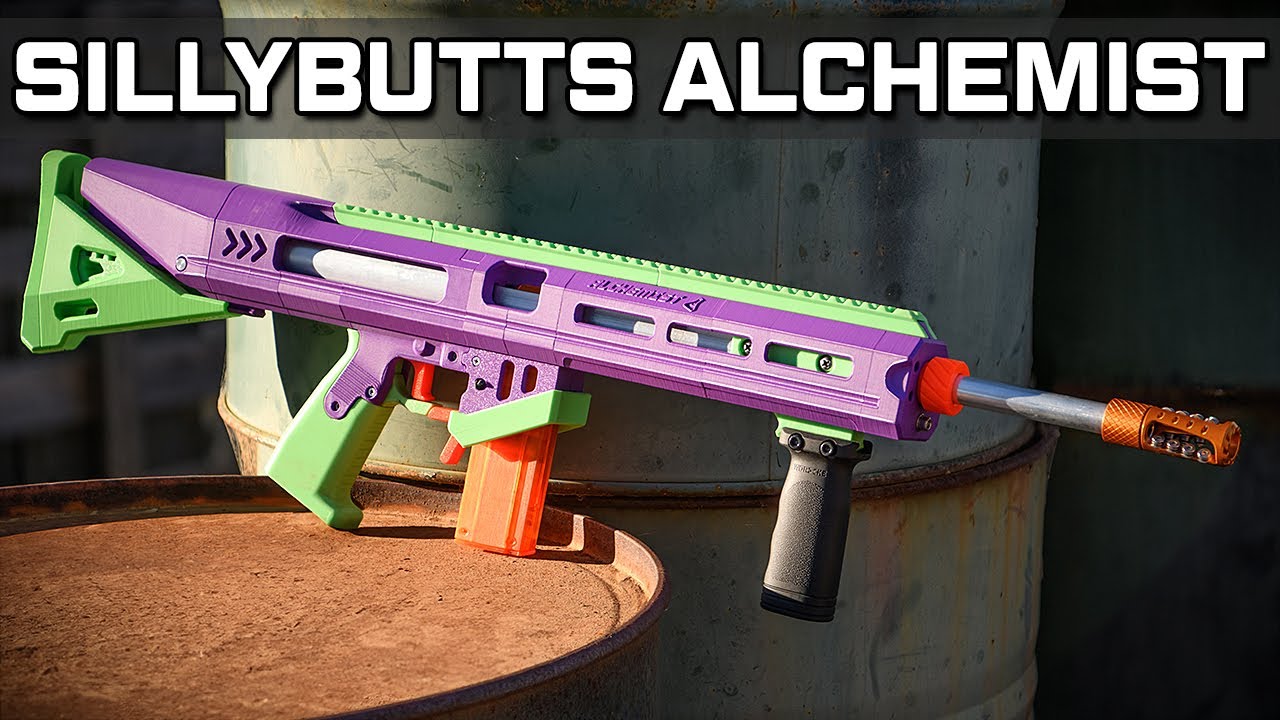 Alchemist: A Smooth-Prime 300fps CQB Nerf Sniper!