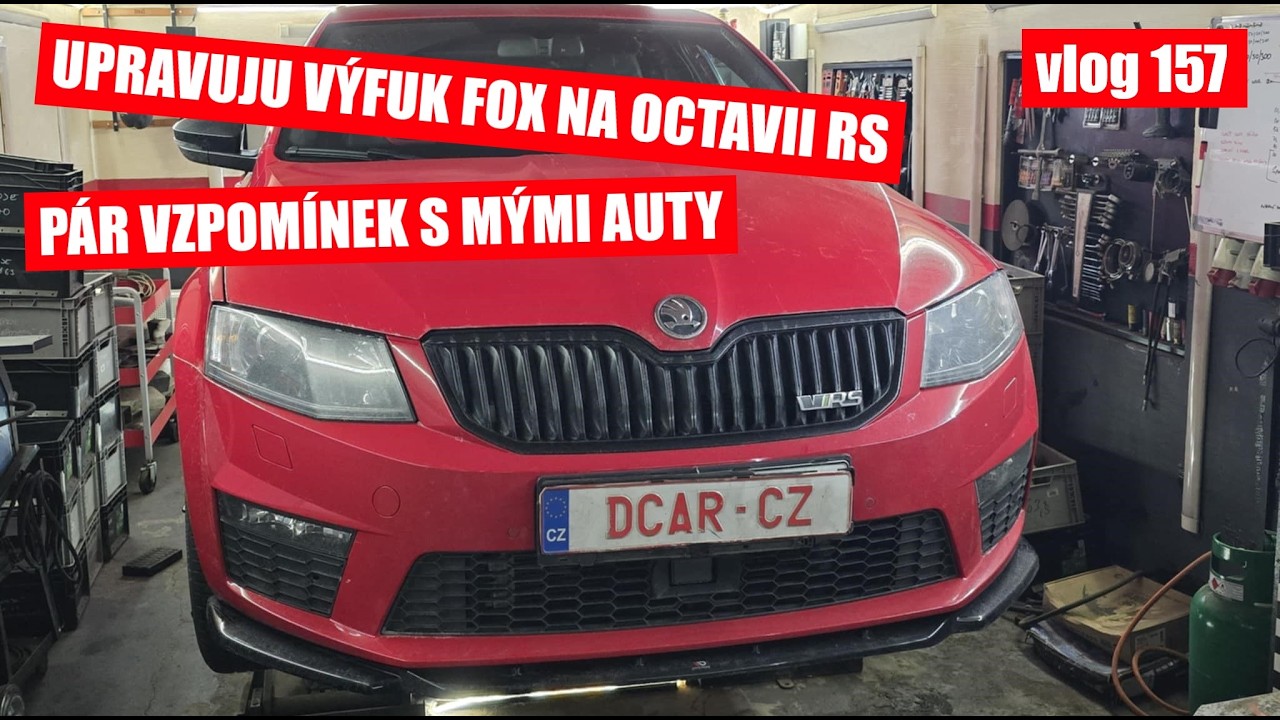 Fox sportovní výfuk na Octavii RS | trocha mé historie a zase DCars.cz