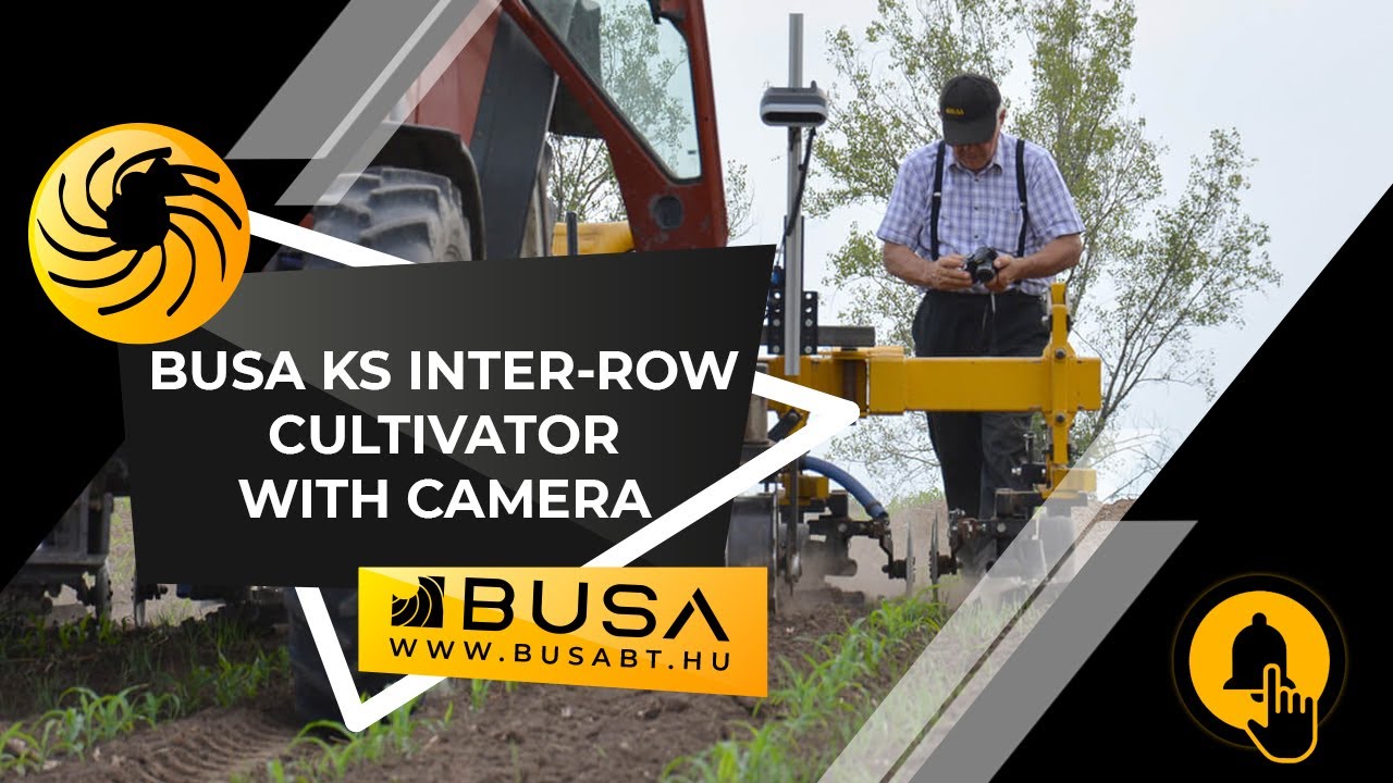 BUSA KS FK Rotary row-crop cultivator with Claas camera