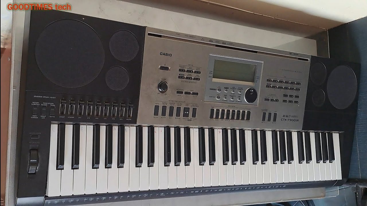 CASIO CTK 7300IN Keyboard | how to disassemble and clean.