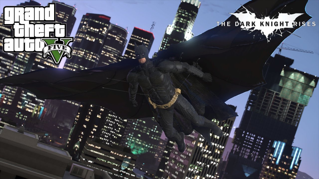GTA 5 - Batman The Dark Knight Fights Crime in Los Santos! Pt.2 (Gameplay)