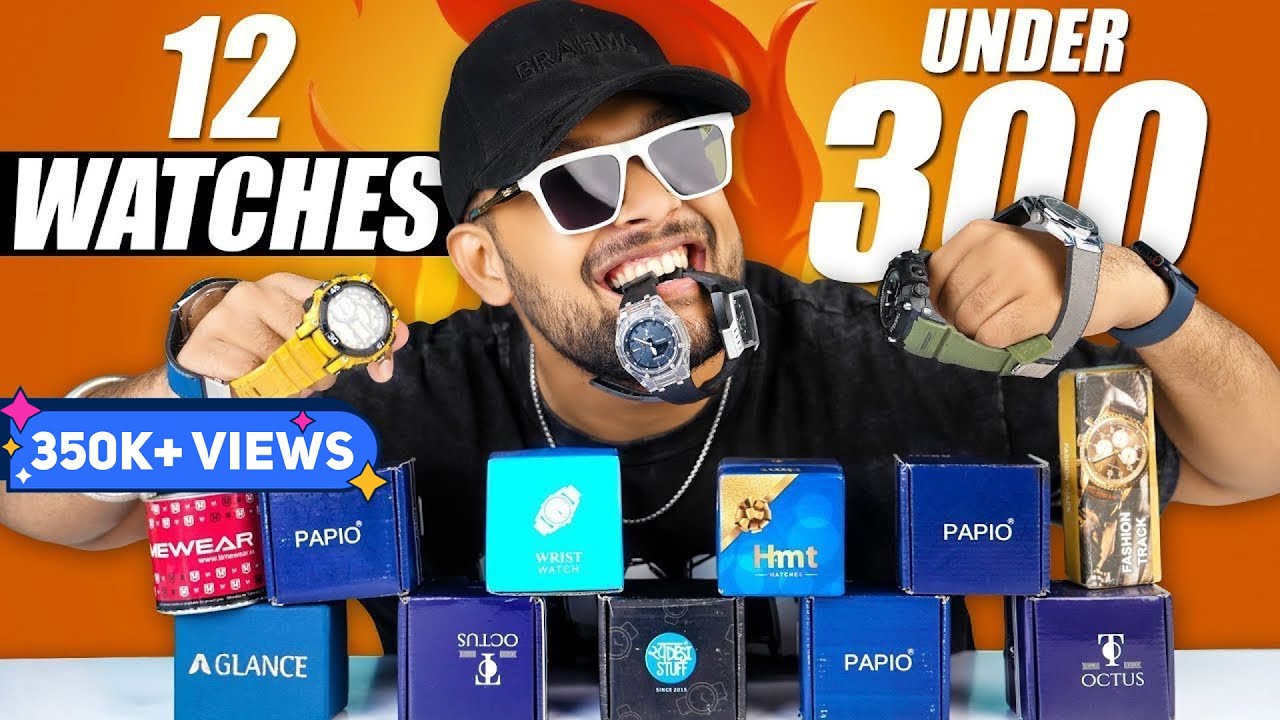 🔥 12 Best Budget Men Watches Under 300 | Amazon Watch Haul Review 2025 | ONE CHANCE