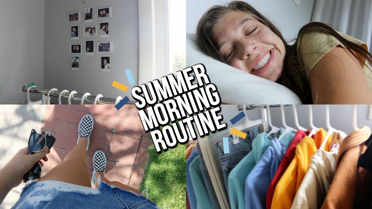 how i get ready for summer (my morning routine)