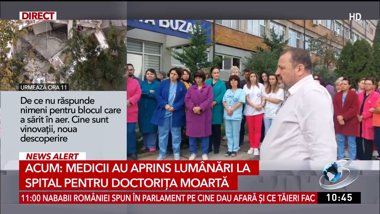 Imagini dramatice de la Spitalul din Buzău, unde o doctoriță a murit