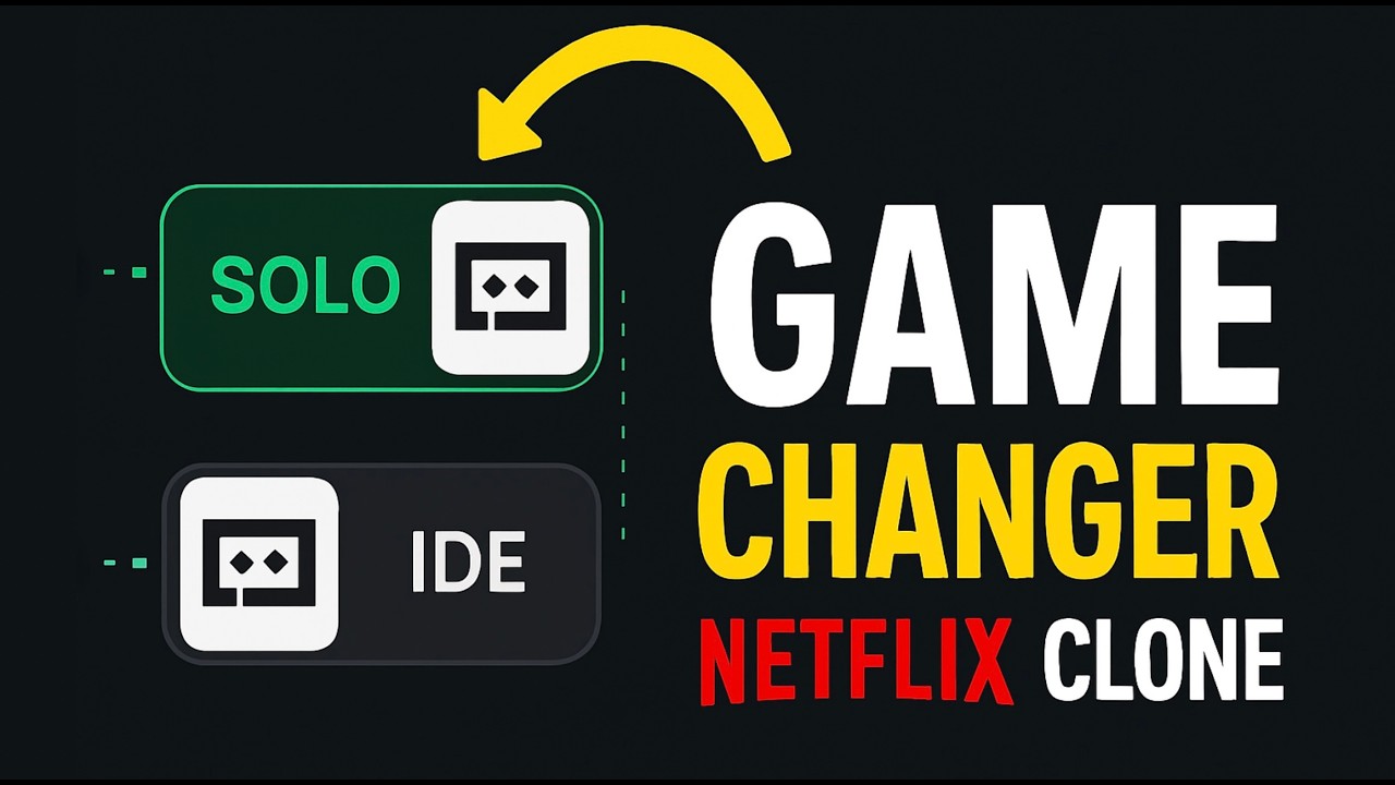 I Built Netflix With ZERO Code using SOLO