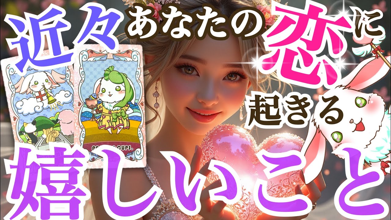 【驚きの動きがありますよ‼️】近々であなたの恋に起きる嬉しいこと💞✨