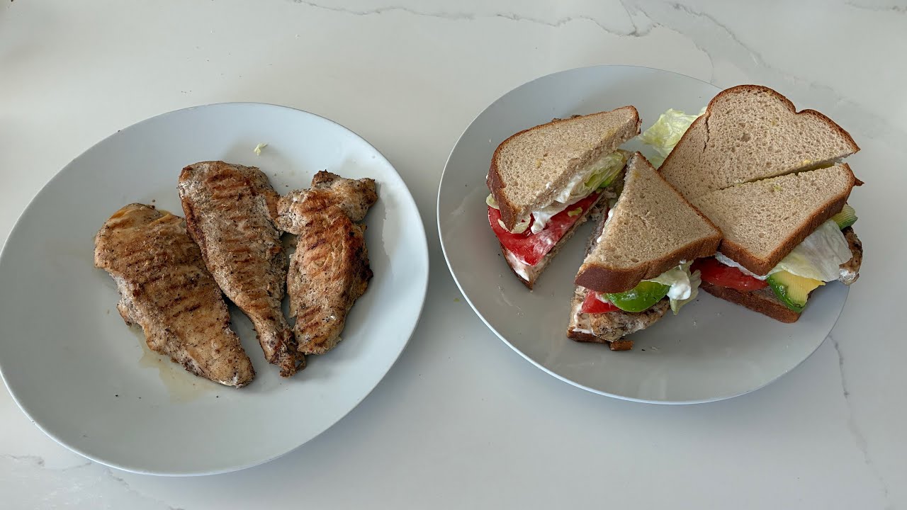 Jerk chicken Breakfast Sandwich 