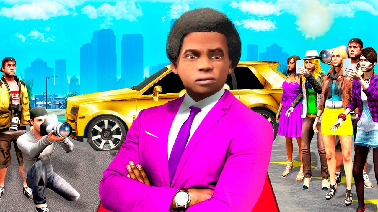 ADOPTADO por una FAMILIA FAMOSA en GTA 5