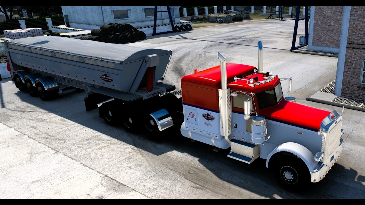 American Truck Simulator Peterbilt 389 - local dump run in Denver CO. 2026 02 13