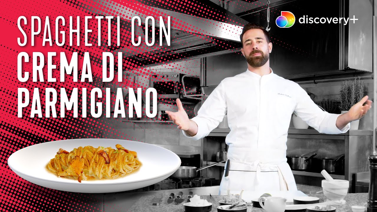 SPAGHETTI CON CREMA DI PARMIGIANO E FUNGHI | La ricetta gourmet dello Chef in Fattoria