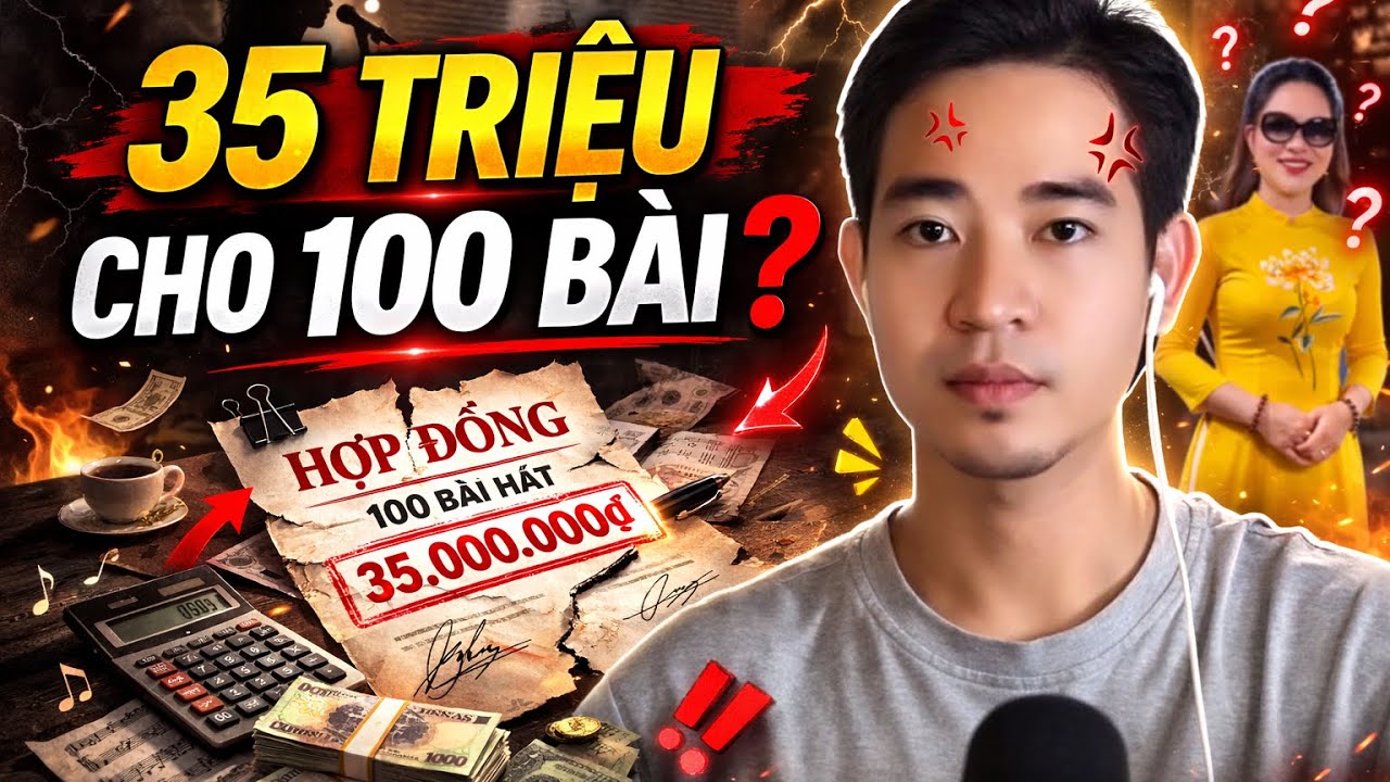 A Đại bức xúc về hợp đồng 100 bài hát 35 triệu của Bích Phương – Nói thẳng 1 điều! 