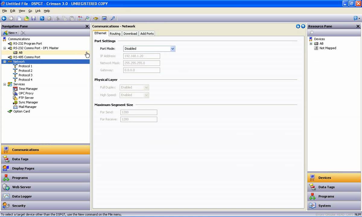 Red Lion Controls Crimson 3 Software - Protocol Conversion