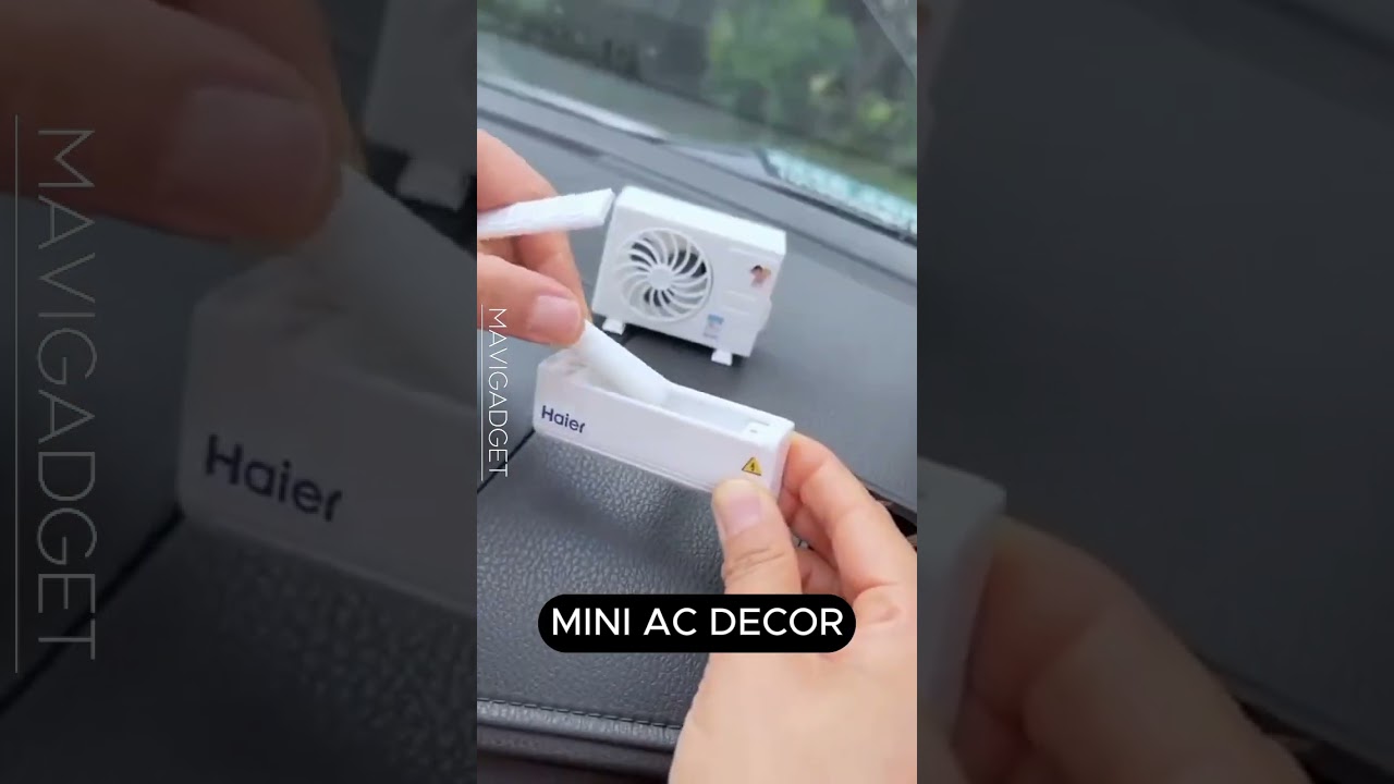 Product Link in Bio ( 335 ) ✅ Mini Solar AC Car Aromatherapy Decor #car #gadgets