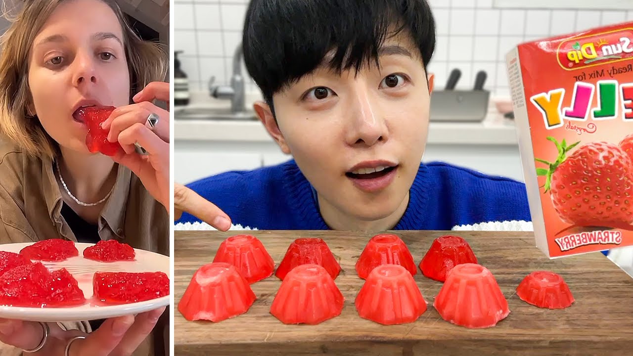 젤리 믹스를 얼리면 코하쿠토가 된다구요?