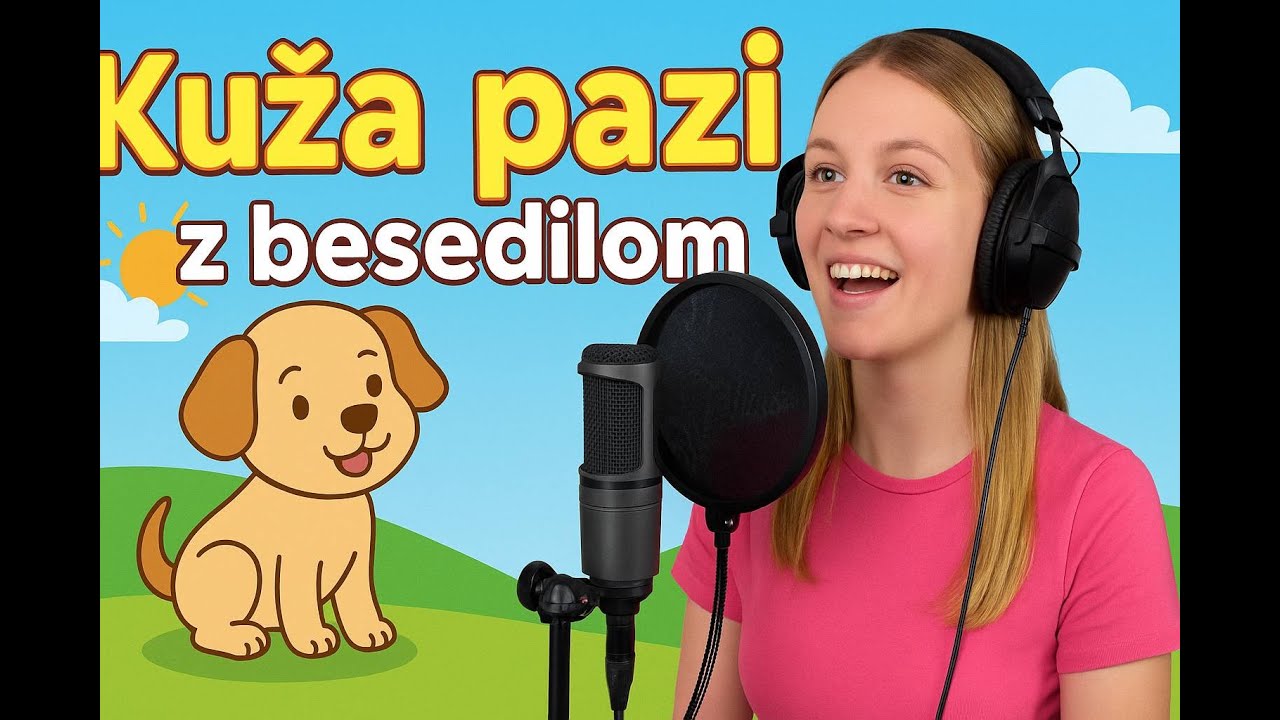 🎵 Kuža pazi z besedilom 🐶 | Otro&scaron;ke pesmice - Tugomir Androja (Objem Band)