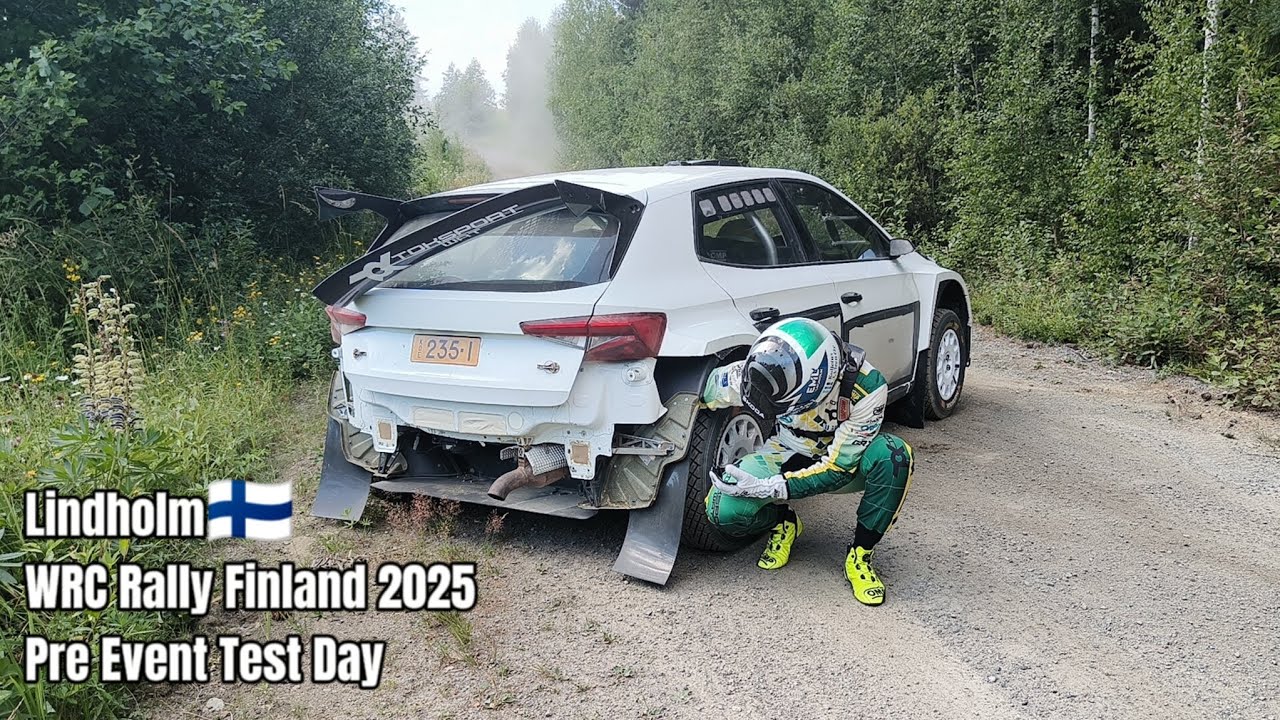 Lindholm🇫🇮 | WRC Rally Finland 2025 | Dusty Pre Event Test Day