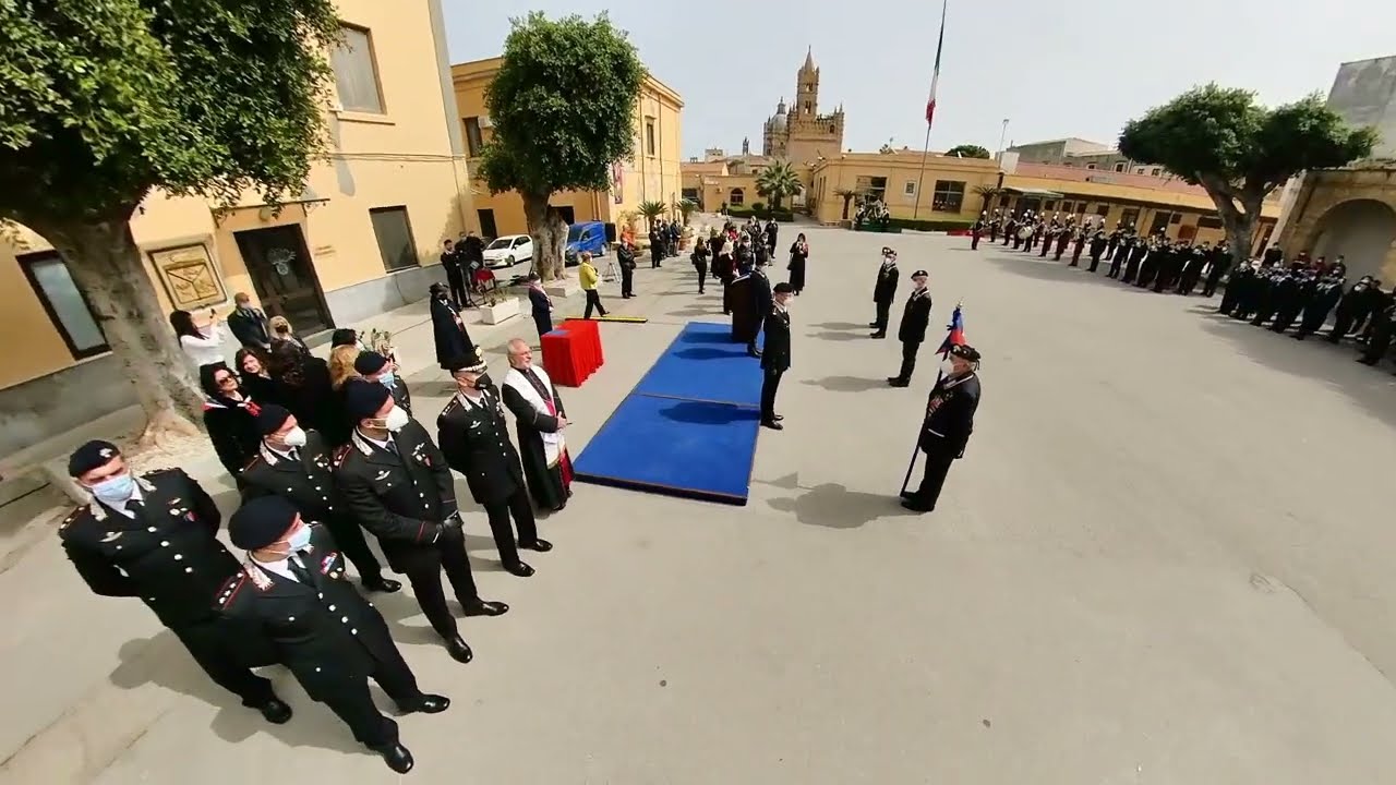 Consegna attestato di Benemerenza dell'ANC al 12° Reggimento Carabinieri 
