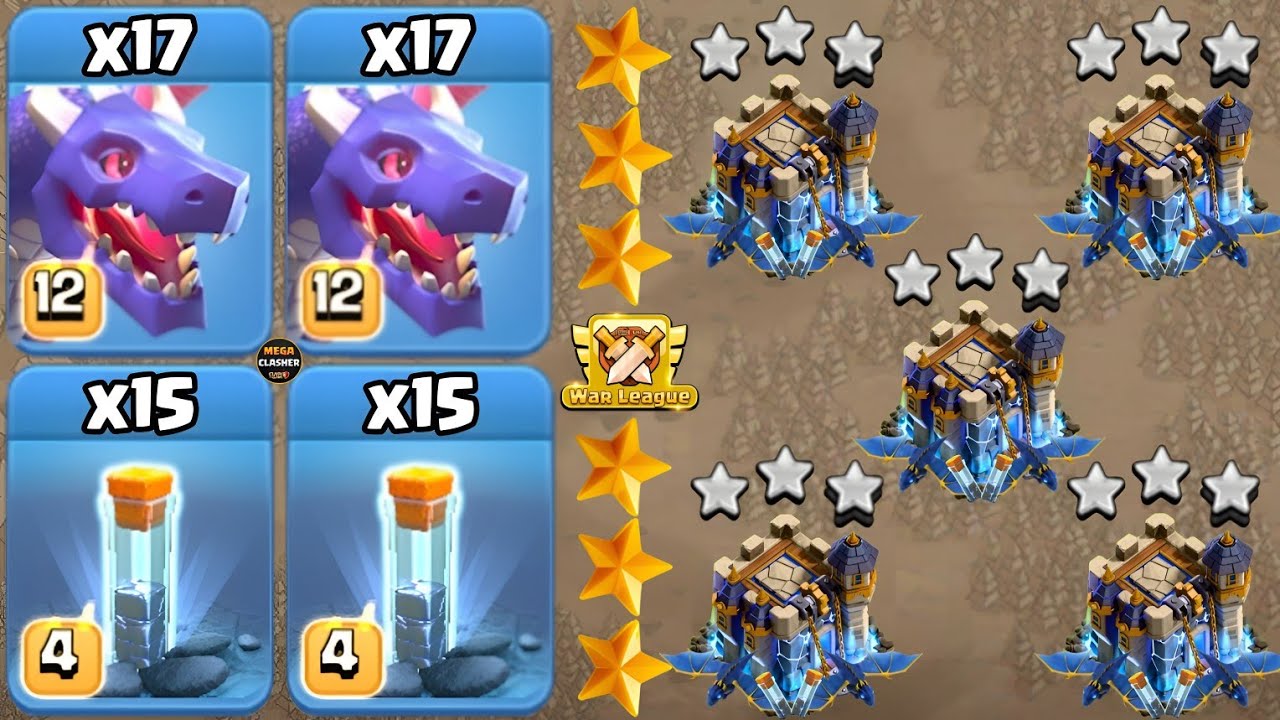 TH18 NEW ATTACK STRATEGY! Dragon With Totem Spell : CLASH OF CLANS #1