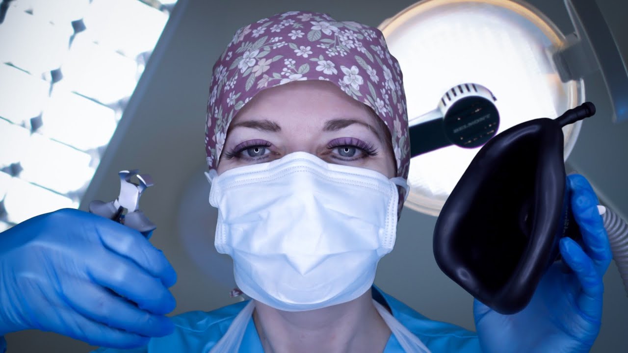 ASMR Emergency Tooth Extraction for Nervous Patient - Anaesthesia, Gloves, Tools, Dental Exam, Care
