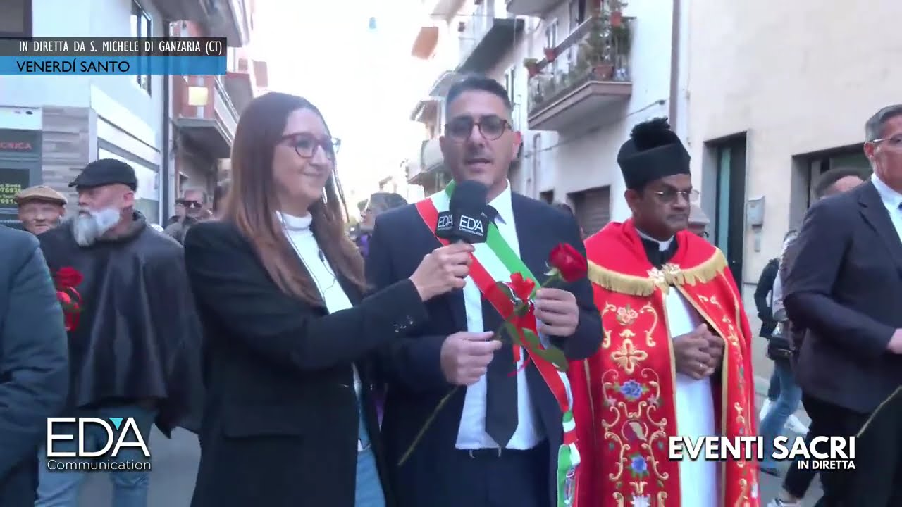 EVENTI SACRI IN DIRETTA - VENERDI' SANTO 2025 da San Michele di Ganzaria (CT) e Gela (CL)