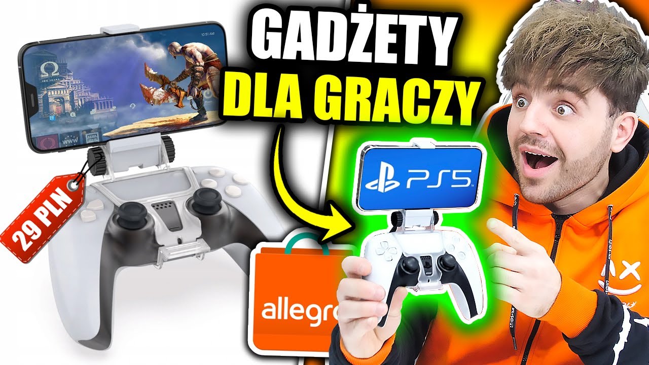 Najlepsze GADŻETY DLA GRACZY z Allegro! *PS5 na telefonie*