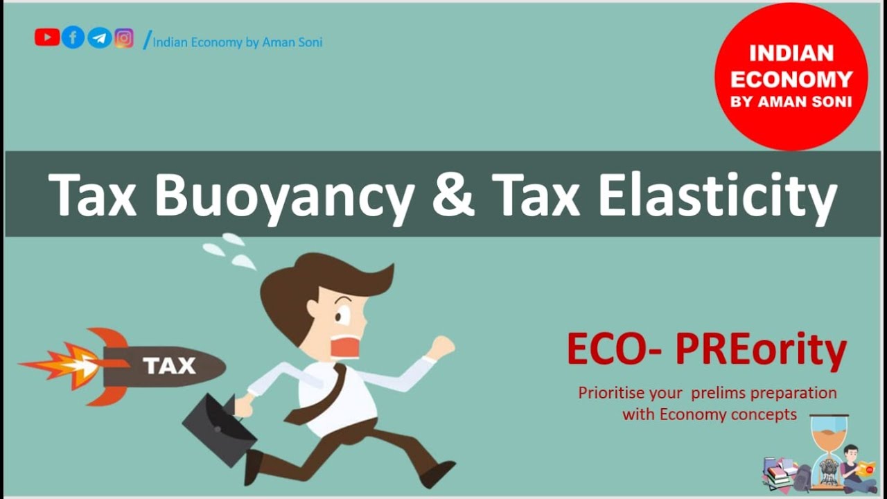 Tax Buoyancy and Tax Elasticity | ECO - PREority | Indian Economy by Aman Soni | #upsc #Taxbuoyancy