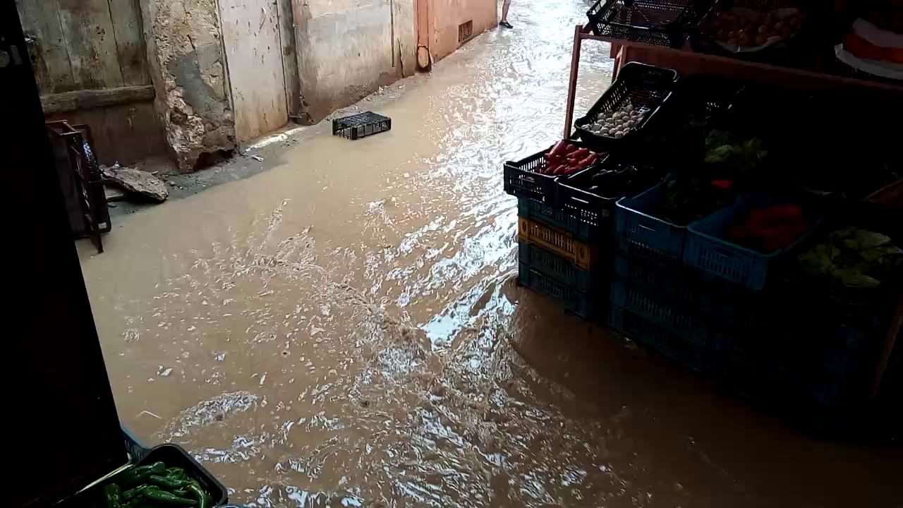أمطار غزيرة في تاجنينت
