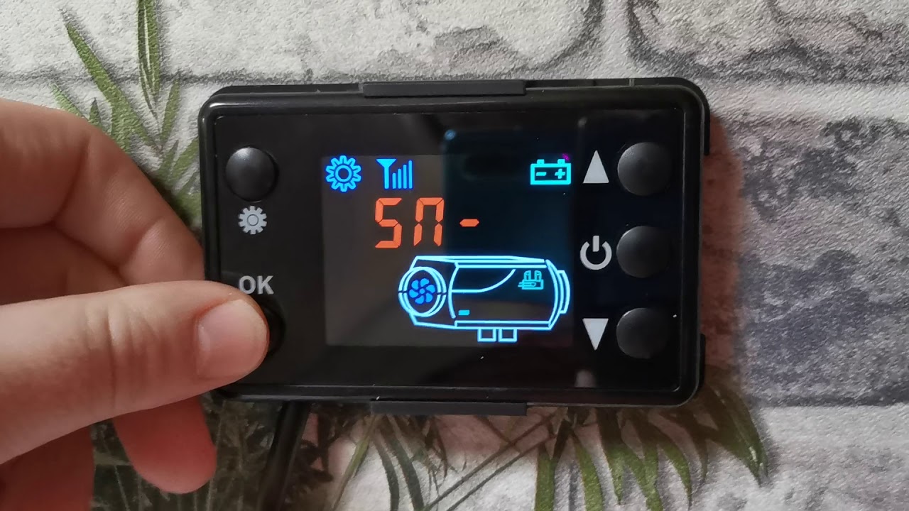 R&eacute;glages et param&egrave;tres du chauffage type webasto chinois 5000w (Chinasto)