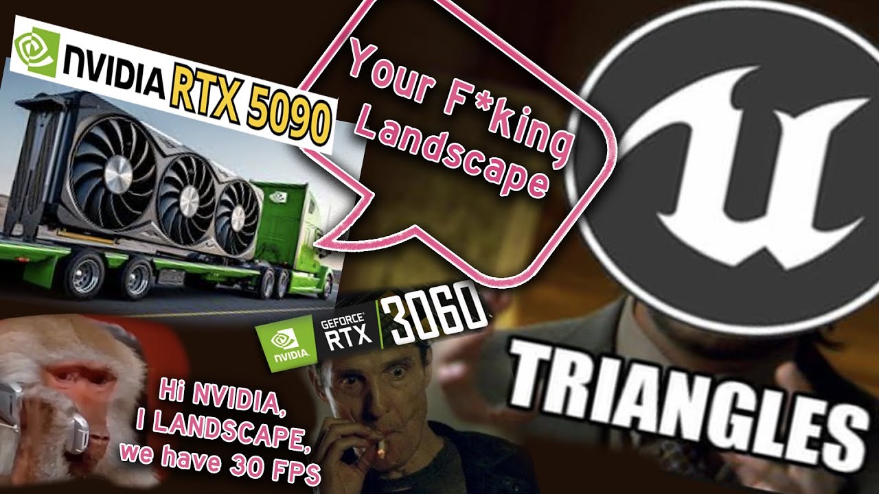 🌟UNREAL ENGINE🌟LANDSCAPE🌟DRAW CALLS🌟OPTIMIZATION