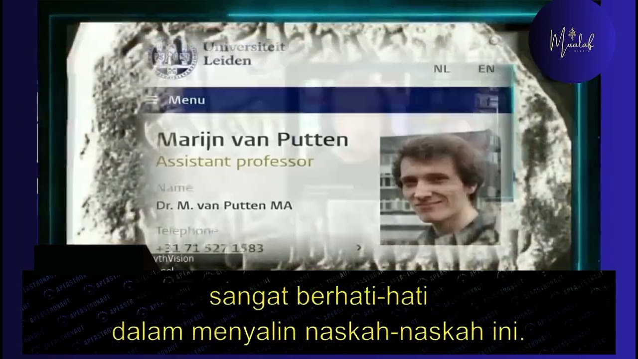 PROF. MARIJN VAN PUTTEN: KEASLIAN AL-QUR'AN