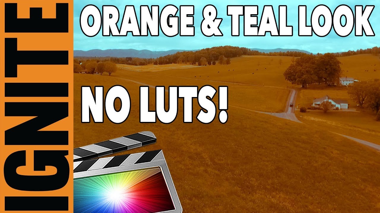How To Do The Orange And Teal Color Grade Look With NO LUTS! (Final Cut Pro X Tutorial)