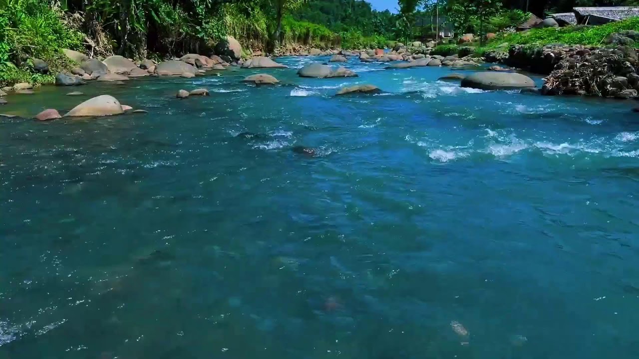 Bright Blue Tropical River – Nature Sounds for Focus, Study Productivity & Anxiety Relief
