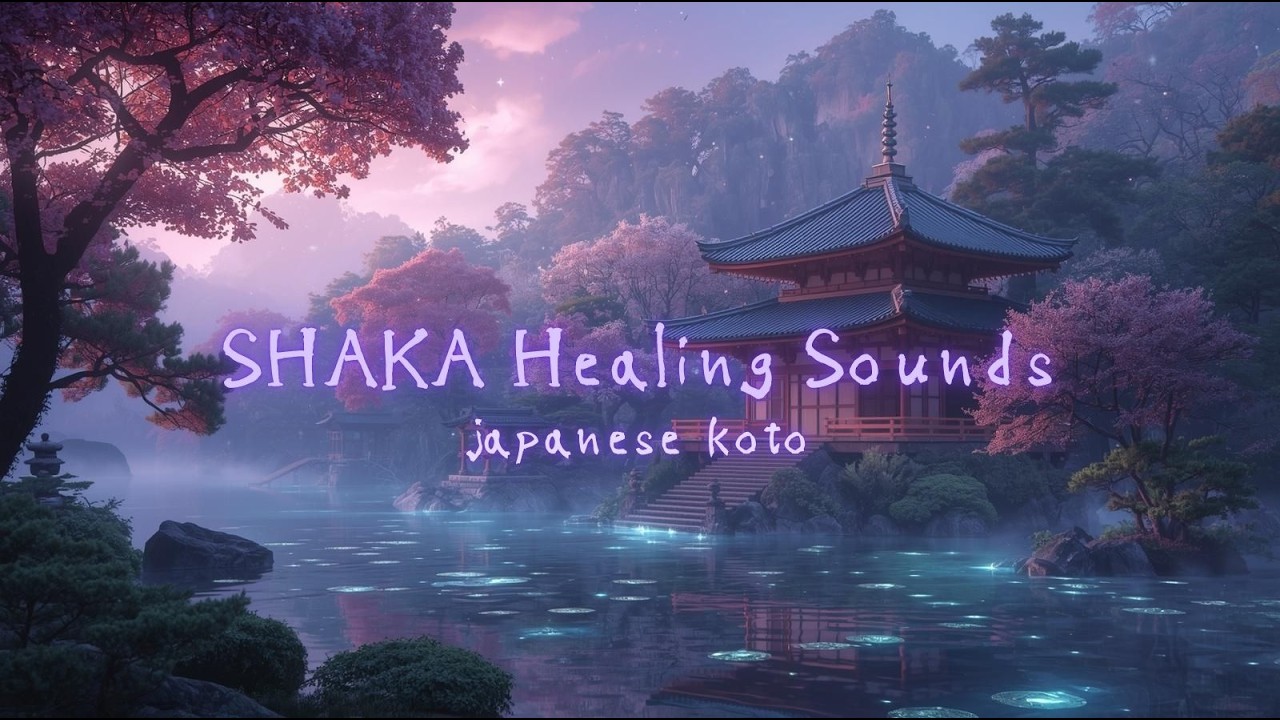 SHAKA World Healing Sound【1 Hour】Japanese-inspired koto ambience for peaceful rest.｜琴をイメージした静かな和の手放し
