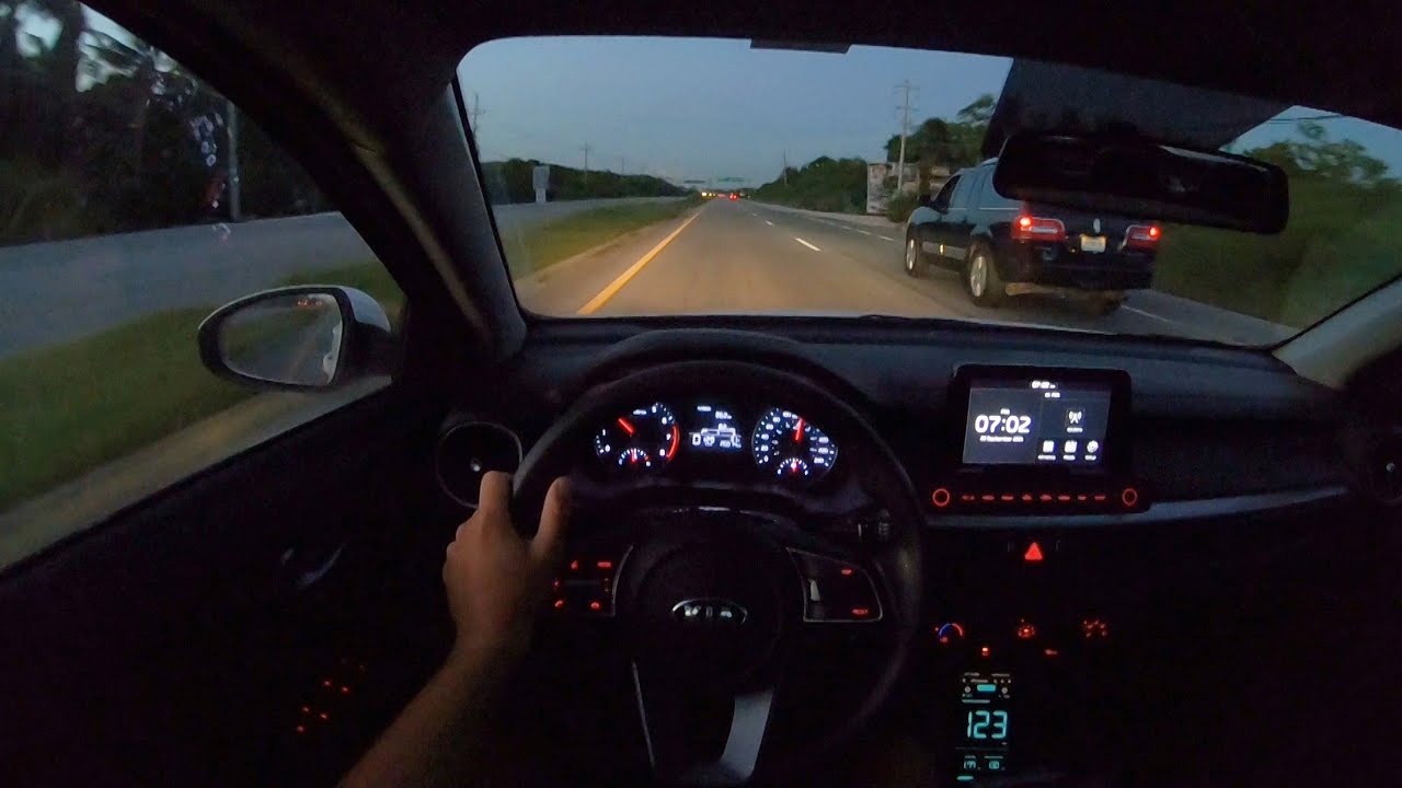 2021 KIA FORTE 2.0 MPI 150 PS NIGHT POV DRIVE MEXICO HIGHWAY  (GPS) (60 FPS)